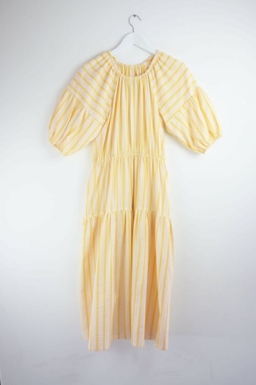 Baumwollkleid gelb
