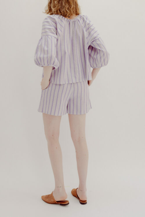 Helena harfst baumwollshorts flieder