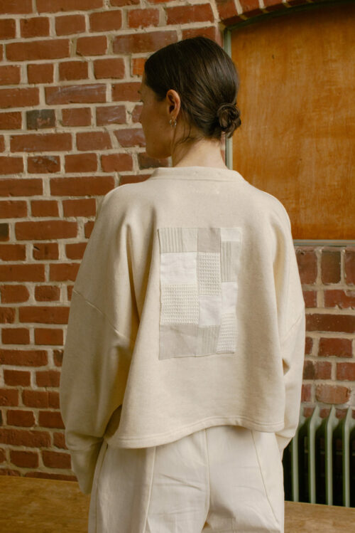 Helena harfst patchwork sweater