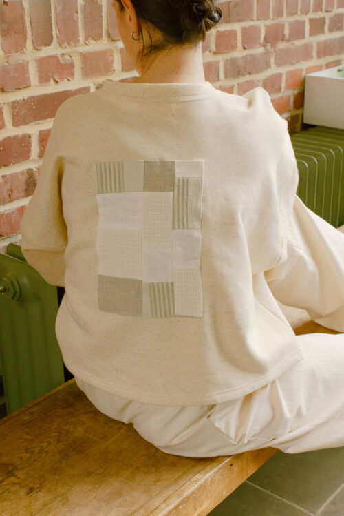 Helena harfst patchwork sweater