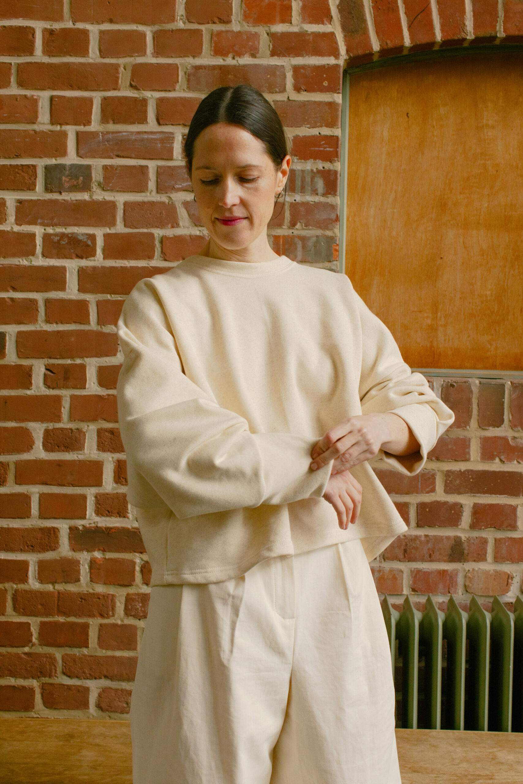 Helena harfst patchwork sweater