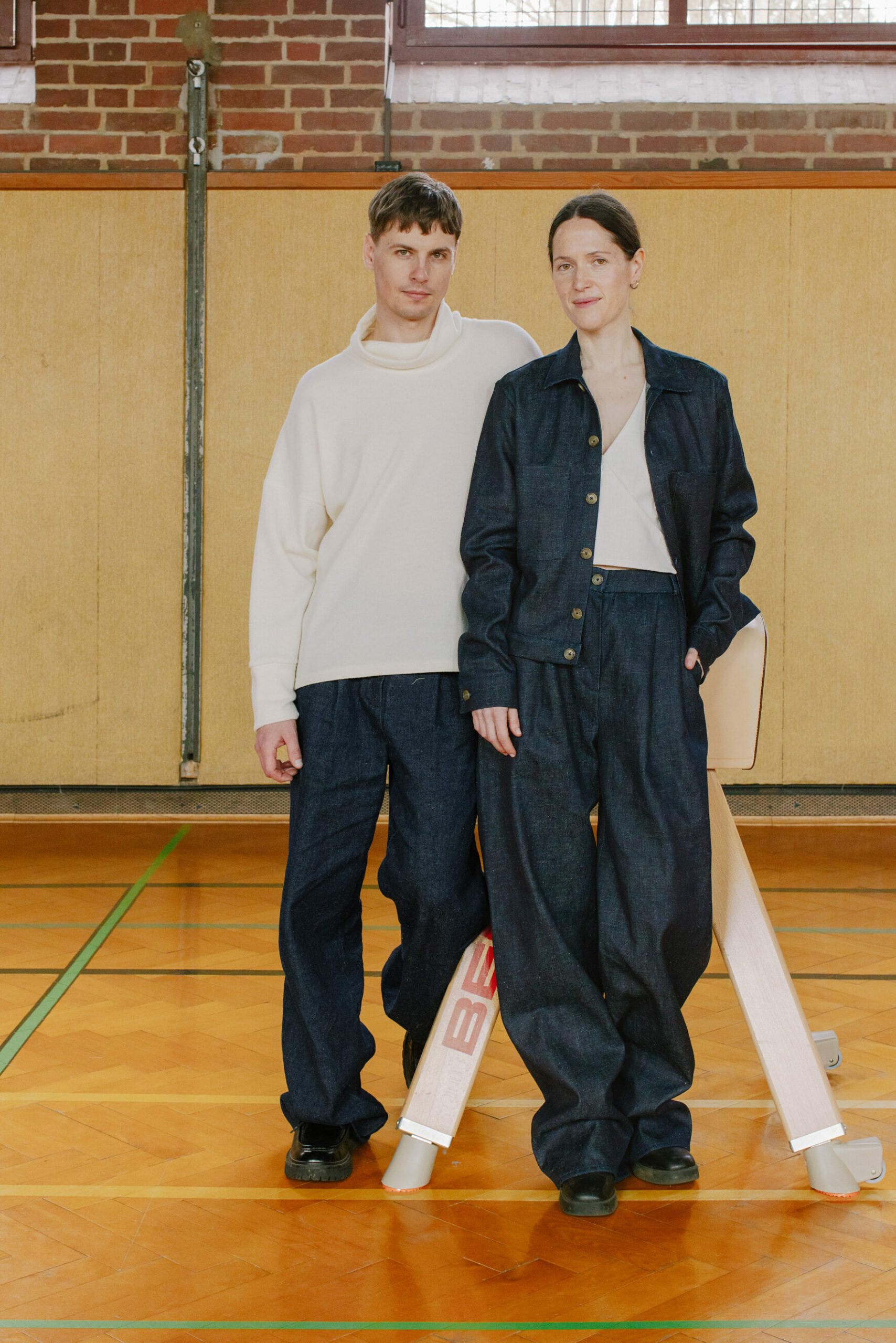 Helena harfst unisex denim duo