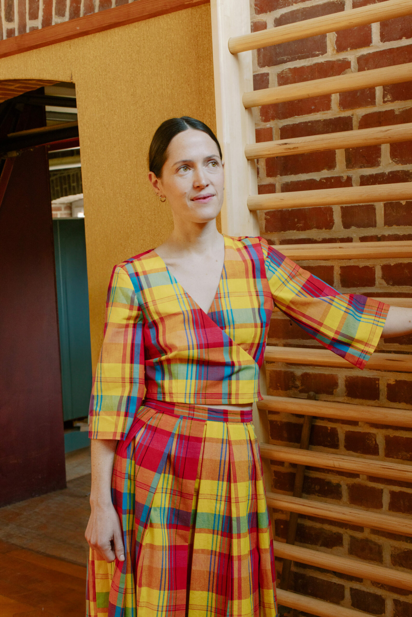 Helena harfst wraptop skirt karo