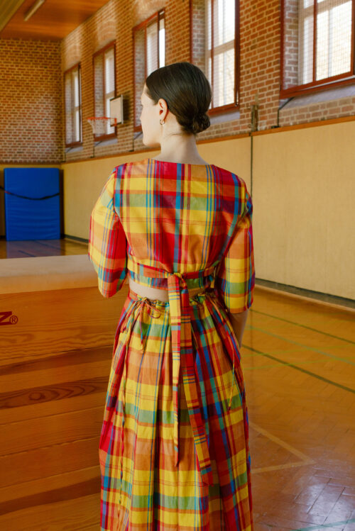 Helena harfst wraptop skirt karo