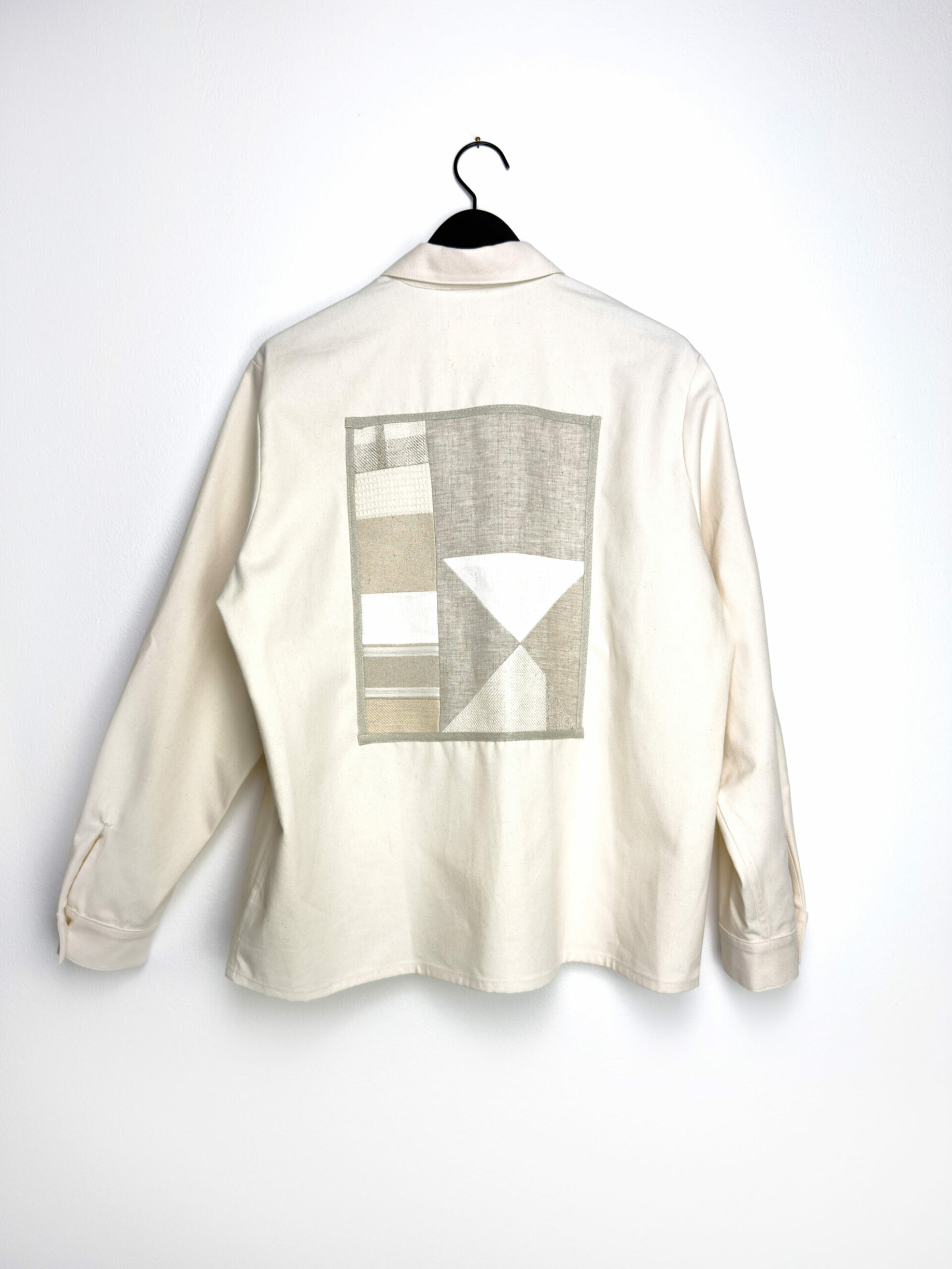 Patchwork hemd unisex