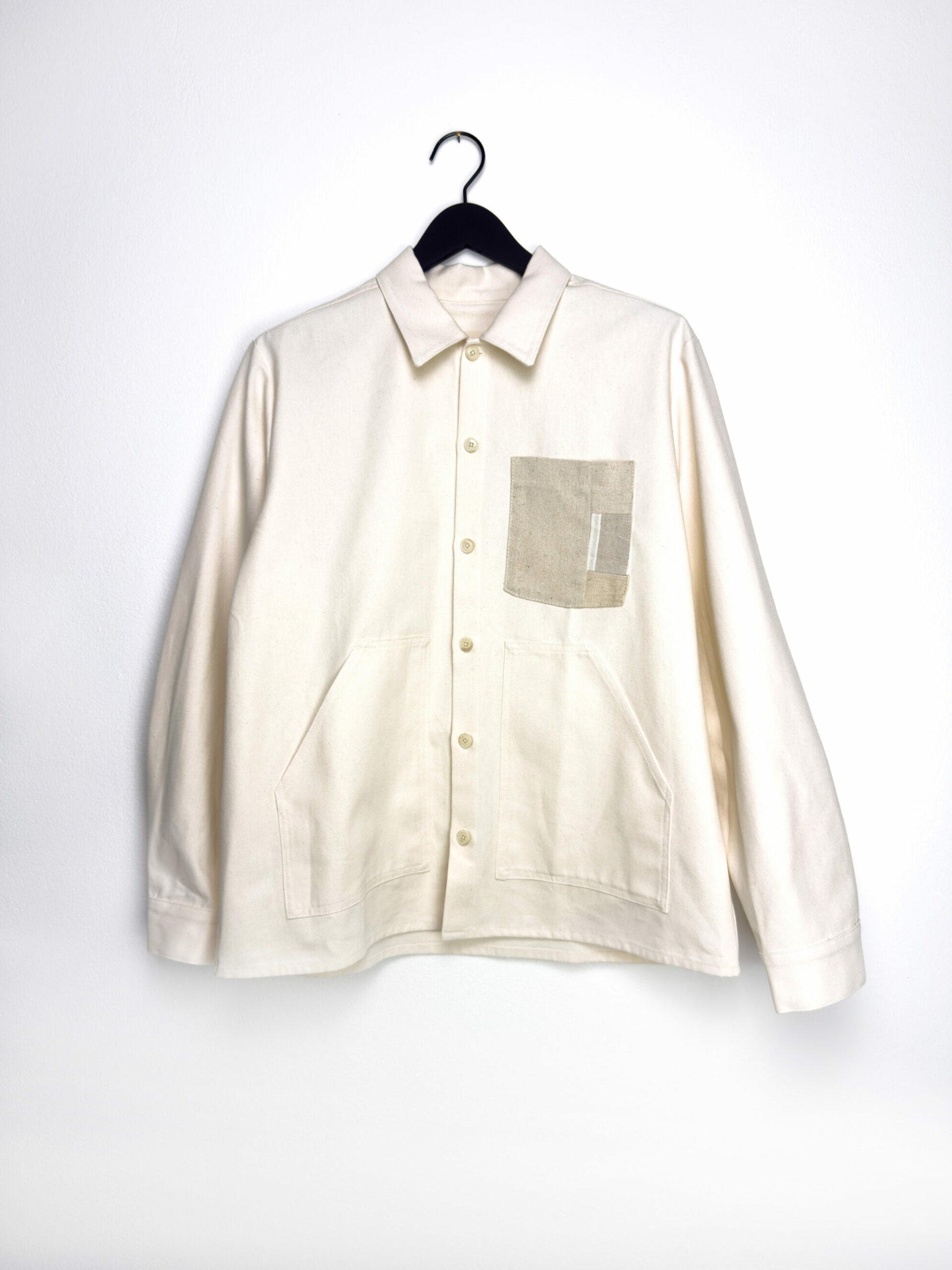 Patchwork hemd unisex vt