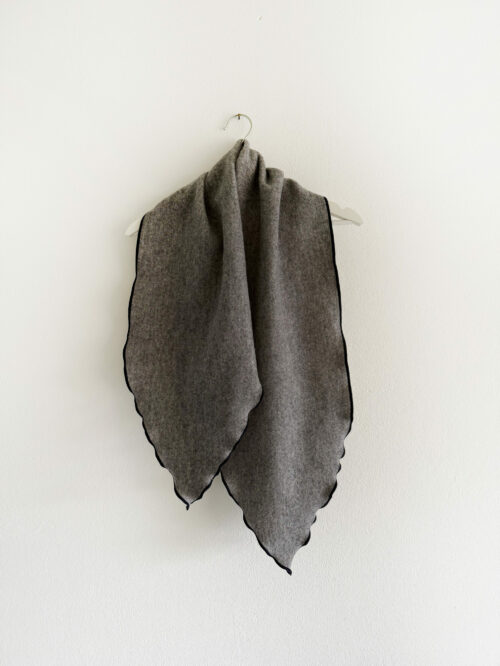 Wollschal grau:beige